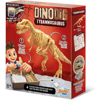 Buki Dino zum Ausgraben – T-Rex Archäologie-Spielzeug für Kinder ab 8 Jahren Dinosaurier Skelett Ausg Buki Dino zum Ausgraben – T-Rex Archäologie-Spielzeug für Kinder ab 8 Jahren Dinosaurier Skelett Ausg