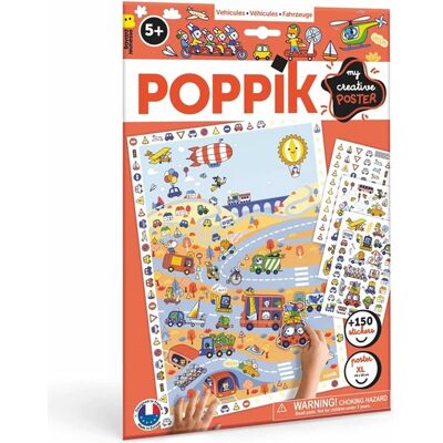 Poppik, Sticker, Sticker Kreativ Poster Fahrzeuge (150 Sticker) Poppik, Sticker, Sticker Kreativ Poster Fahrzeuge (150 Sticker)