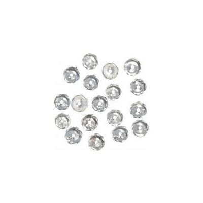 Rayher Glas Schliffperle, 3mm ø, bergkristall, 100 Stü Rayher Glas Schliffperle, 3mm ø, bergkristall, 100 Stü