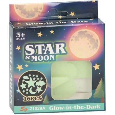 Glow in the Dark Set Space, 16-tlg. Glow in the Dark Set Space, 16-tlg.