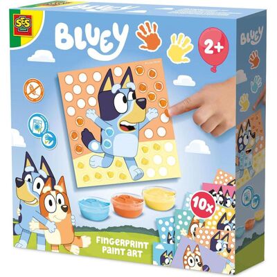 Ses Bluey - Fingerabdruck Kunstwerk Ses Bluey - Fingerabdruck Kunstwerk