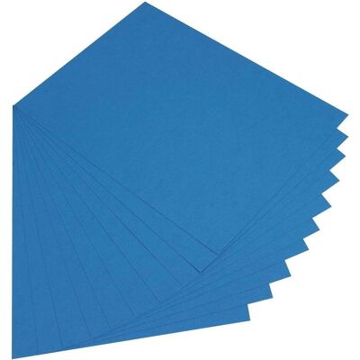 Folia, Bastelpapier, Fotokarton, (B)500 x (H)700 mm, 300 g/qm, mittelblau (300 g/m², 10x) Folia, Bastelpapier, Fotokarton, (B)500 x (H)700 mm, 300 g/qm, mittelblau (300 g/m², 10x)