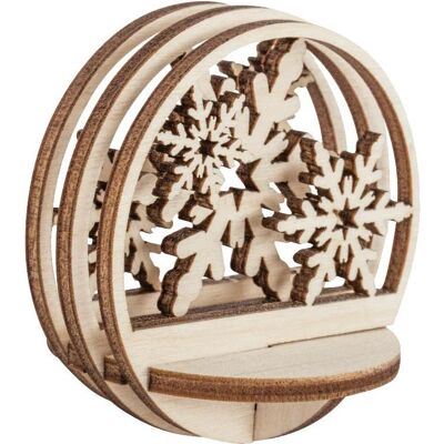 Rayher Holz-Steckmotiv "Schneeflocke" für Acrylform Ø 6 cm Rayher Holz-Steckmotiv "Schneeflocke" für Acrylform Ø 6 cm