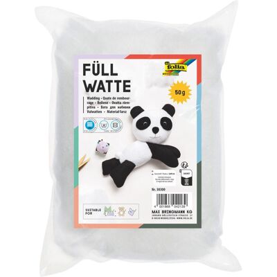 Folia Bastelwatte / Fllwatte, weiá, Inhalt: 50 g Folia Bastelwatte / Fllwatte, weiá, Inhalt: 50 g