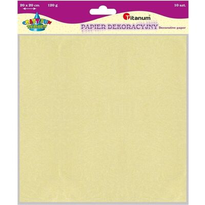 Titanum, Bastelpapier, Geprägter Dekorpapier-Tausendfüssler-Mix 10 Stk (120 g/m², 10x) Titanum, Bastelpapier, Geprägter Dekorpapier-Tausendfüssler-Mix 10 Stk (120 g/m², 10x)