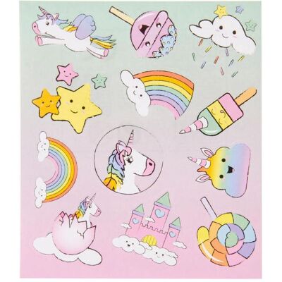 LG Imports, Sticker, Stickerblatt Einhorn (12 Sticker) LG Imports, Sticker, Stickerblatt Einhorn (12 Sticker)