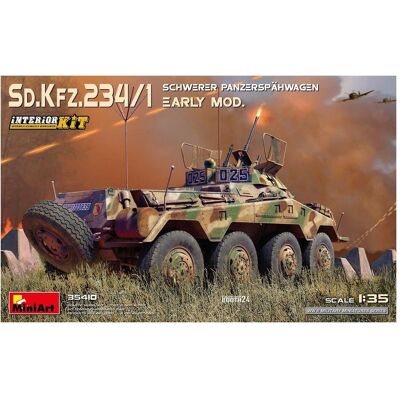 Mini art 1:35 Sd.Kfz 234/4 Panzerspähwag m. Int. Mini art 1:35 Sd.Kfz 234/4 Panzerspähwag m. Int.
