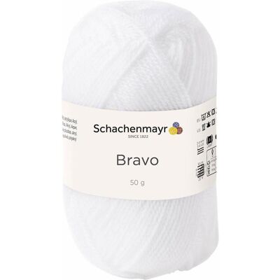 Schachenmayr 08224 weiss ca. 133 m 50 g, Garn + Wolle, Weiss Schachenmayr 08224 weiss ca. 133 m 50 g, Garn + Wolle, Weiss