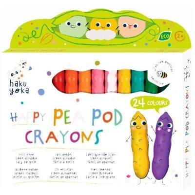 Haku Yoka, Malstifte, Smiling Beans Buntstifte 24 Farben (24x) Haku Yoka, Malstifte, Smiling Beans Buntstifte 24 Farben (24x)