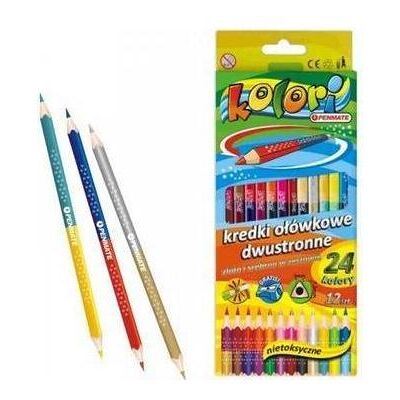 Penmate, Malstifte, Premium Kolori-Buntstifte, doppelseitig, 24 PENMATE-Farben (12x) Penmate, Malstifte, Premium Kolori-Buntstifte, doppelseitig, 24 PENMATE-Farben (12x)