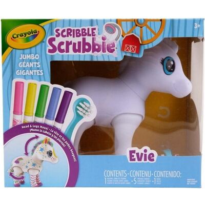 Crayola Scribble Scrubbie Jumbo-Pony Evie Crayola Scribble Scrubbie Jumbo-Pony Evie
