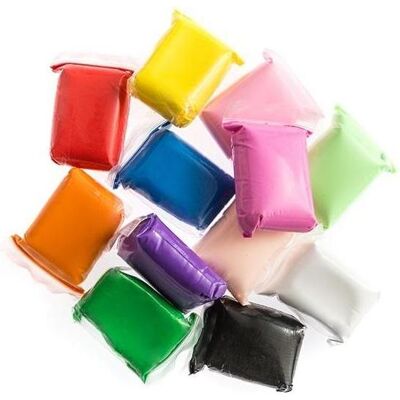 Dalprint, Modelliermasse, Schaumpolymerton, 12 Farben Dalprint, Modelliermasse, Schaumpolymerton, 12 Farben