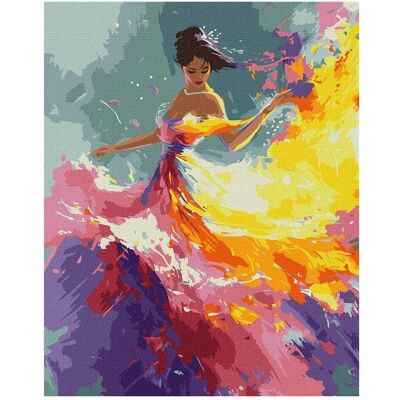 Ideyka Malen nach Zahlen - Elegante Prinzessin Ideyka Malen nach Zahlen - Elegante Prinzessin