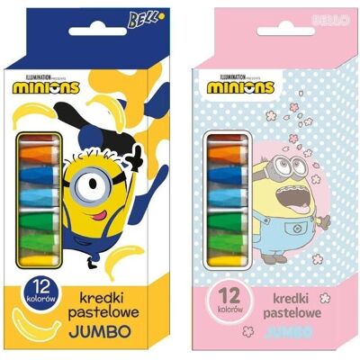 Teka, Malstifte, Jumbo-Pastellstifte 12 Farben Minions (12x) Teka, Malstifte, Jumbo-Pastellstifte 12 Farben Minions (12x)