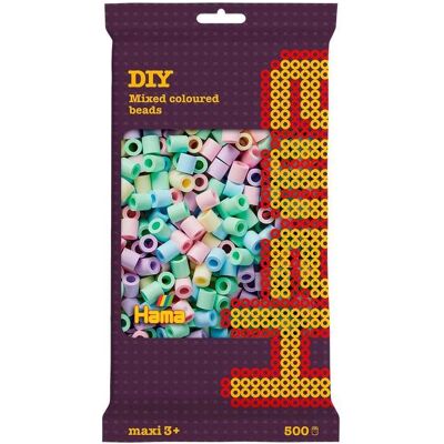Toymax Hama maxi perler 500stk mix 52 Toymax Hama maxi perler 500stk mix 52
