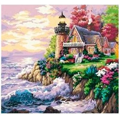 Norimpex 5D-Diamantmosaik - Leuchtturm 40x30cm Norimpex 5D-Diamantmosaik - Leuchtturm 40x30cm