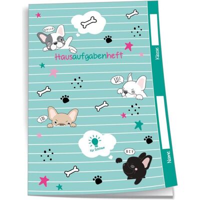 Magni, Heft + Block, Hausaufgabenheft A5 für Schlaue Hunde (A5, Weicher Einband) Magni, Heft + Block, Hausaufgabenheft A5 für Schlaue Hunde (A5, Weicher Einband)