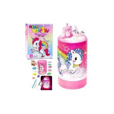 Lean Toys Kreativset Einhorn im Glas Diamanten Nachtlampe Fernbedienung DIY Lean Toys Kreativset Einhorn im Glas Diamanten Nachtlampe Fernbedienung DIY