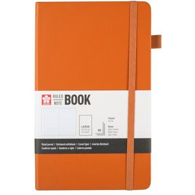 Sakura, Heft + Block, Notizbuch ca. A5 liniert, bernsein Hardcover 160 Seiten (A5, Liniert, Harter Einband) Sakura, Heft + Block, Notizbuch ca. A5 liniert, bernsein Hardcover 160 Seiten (A5, Liniert, Harter Einband)