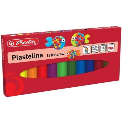 Herlitz Plastilin 12 Farben Herlitz Plastilin 12 Farben