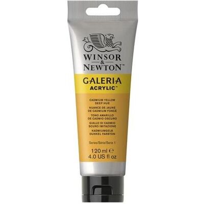 Winsor & Newton, Künstlerfarbe + Bastelfarbe, Galeria Acrylic 120Ml Cadmium Yellow Deep Hue 115 (120 ml) Winsor & Newton, Künstlerfarbe + Bastelfarbe, Galeria Acrylic 120Ml Cadmium Yellow Deep Hue 115 (120 ml)