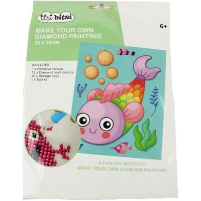 Pracht Diamond Painting Fisch 20x16cm Pracht Diamond Painting Fisch 20x16cm