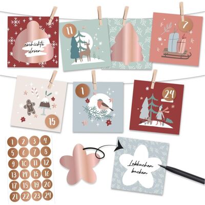 Papierdrachen Rubbel - Cheerful Christmas (24 Türchen) Papierdrachen Rubbel - Cheerful Christmas (24 Türchen)