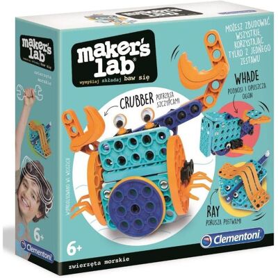 Clementoni Makers Lab Sea Animals Creative Kit Clementoni Makers Lab Sea Animals Creative Kit
