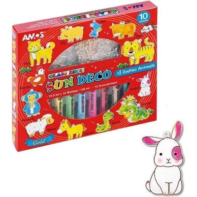 Amos, Künstlerfarbe + Bastelfarbe, Buntglasmalerei-Tiere in 10 Farben (10.50 ml) Amos, Künstlerfarbe + Bastelfarbe, Buntglasmalerei-Tiere in 10 Farben (10.50 ml)