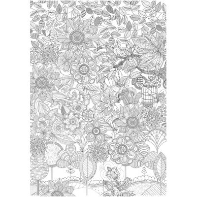 Idena Ausmalposter Blumen und Garten Idena Ausmalposter Blumen und Garten