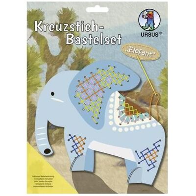 Ursus Kreuzstich-Bastelset Elefant Ursus Kreuzstich-Bastelset Elefant