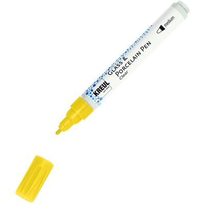 Kreul, Künstlerfarbe + Bastelfarbe, Glass & Porcelain Pen Clear medium Kreul, Künstlerfarbe + Bastelfarbe, Glass & Porcelain Pen Clear medium