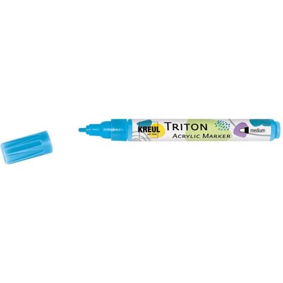 Kreul, Marker, 17736 - Triton Acrylic Marker medium, Lichtblau, Stichstärke 1 bis 3 mm, für Linien und Schrif (1x) Kreul, Marker, 17736 - Triton Acrylic Marker medium, Lichtblau, Stichstärke 1 bis 3 mm, für Linien und Schrif (1x)