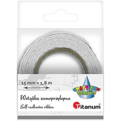 Titanum Baumwoll-Spitzenband 15mmx1,8m weiss Titanum Baumwoll-Spitzenband 15mmx1,8m weiss