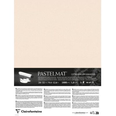 Clairefontaine, Bastelpapier, Pastelmat kaschiert (360 g/m², 180x) Clairefontaine, Bastelpapier, Pastelmat kaschiert (360 g/m², 180x)