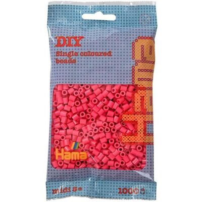 Hama Perlenbeutel, 1.000 Stück, Pink Hama Perlenbeutel, 1.000 Stück, Pink