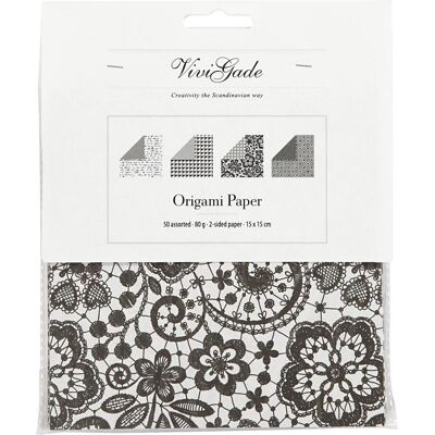 Vivi Gade, Bastelpapier, Origami Paper (80 g/m², 50x) Vivi Gade, Bastelpapier, Origami Paper (80 g/m², 50x)