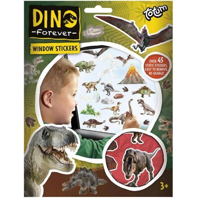 Totum, Sticker, Dino Forever - Fensteraufkleber (45 Sticker) Totum, Sticker, Dino Forever - Fensteraufkleber (45 Sticker)