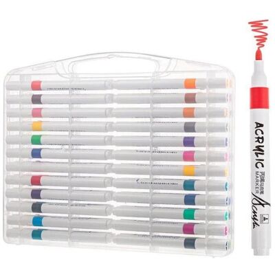 iLike, Marker, Toys Marker Set 48 Colors Dual-Tip Professional Drawing Markers Multicolor (48x) iLike, Marker, Toys Marker Set 48 Colors Dual-Tip Professional Drawing Markers Multicolor (48x)