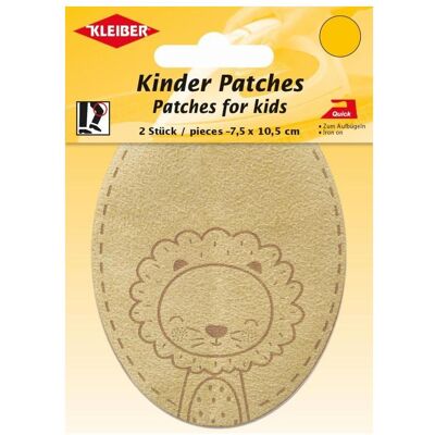 Kleiber Kinder Bügel-Patches 7,5x10,5cm löwe-braun 2 St, Applikationen, Braun Kleiber Kinder Bügel-Patches 7,5x10,5cm löwe-braun 2 St, Applikationen, Braun