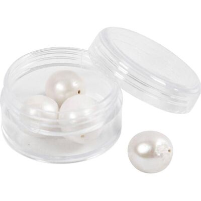 Creative - Freshwater pearls, Perforated lengthwise, dia. 13-14 mm (632124) Creative - Freshwater pearls, Perforated lengthwise, dia. 13-14 mm (632124)