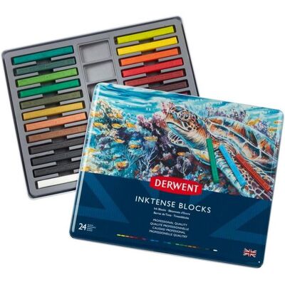 Derwent, Malstifte, Inktense Aquarellkreidestifte (24x) Derwent, Malstifte, Inktense Aquarellkreidestifte (24x)