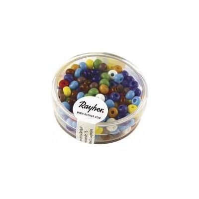 Rayher Indianer-Perlen, 4, 5 mm ø, gemischt, 17 g Rayher Indianer-Perlen, 4, 5 mm ø, gemischt, 17 g