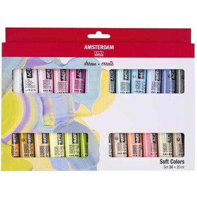Talens, Künstlerfarbe + Bastelfarbe, Acryl Amsterdam Standard Set (480 ml) Talens, Künstlerfarbe + Bastelfarbe, Acryl Amsterdam Standard Set (480 ml)