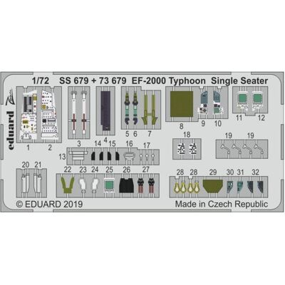 Eduard EF-2000 Typhoon Single Seater for Revell Eduard EF-2000 Typhoon Single Seater for Revell