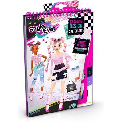 Canal Toys Bastelset Fashion Designer Mini Sketch Set Canal Toys Bastelset Fashion Designer Mini Sketch Set
