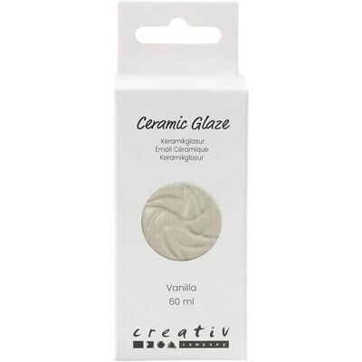Creativ Company, Modelliermasse, Versiegelung 984 - 1101 °C, 60 ml, Vanilla Creativ Company, Modelliermasse, Versiegelung 984 - 1101 °C, 60 ml, Vanilla