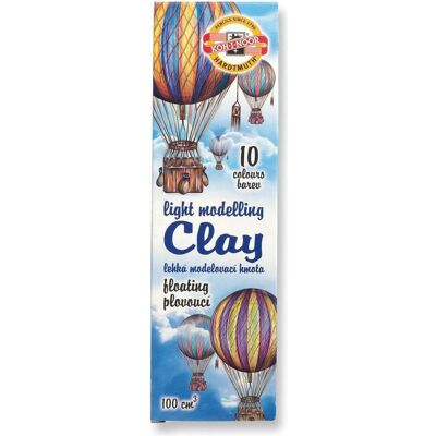 Koh-i-Noor, Modelliermasse, Schwimmendes Plastilin, 10 Farben Koh-i-Noor, Modelliermasse, Schwimmendes Plastilin, 10 Farben