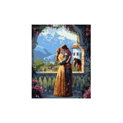 Ideyka Malen nach Zahlen - Prinzessin und Ritter Ideyka Malen nach Zahlen - Prinzessin und Ritter
