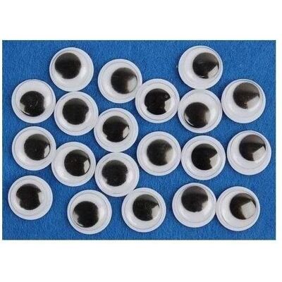Andy Bewegliche Augen 8mm 24St Andy Bewegliche Augen 8mm 24St
